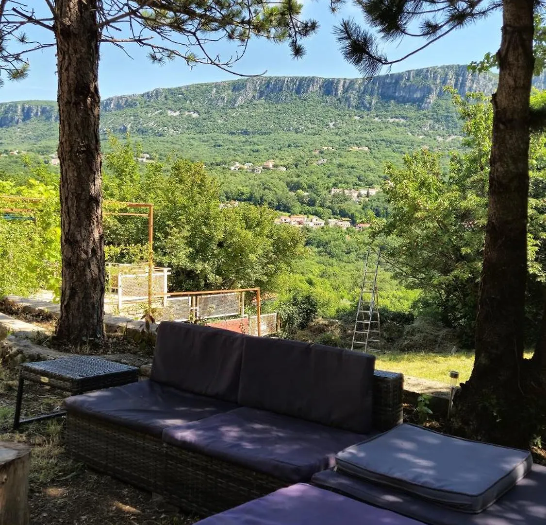 Amazing Sea-Mountain Valley View House With 3 Terraces And Huge Chill Gardens, 5Min From The Sea! Bribir 0*,  Horvátország