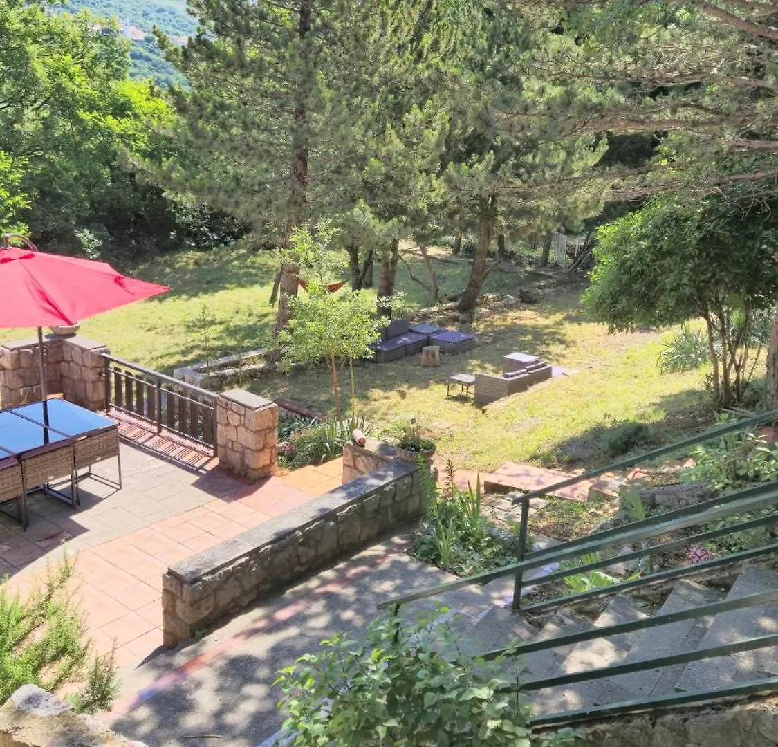 Amazing Sea-Mountain Valley View House With 3 Terraces And Huge Chill Gardens, 5Min From The Sea! Bribir 0*,  Horvátország