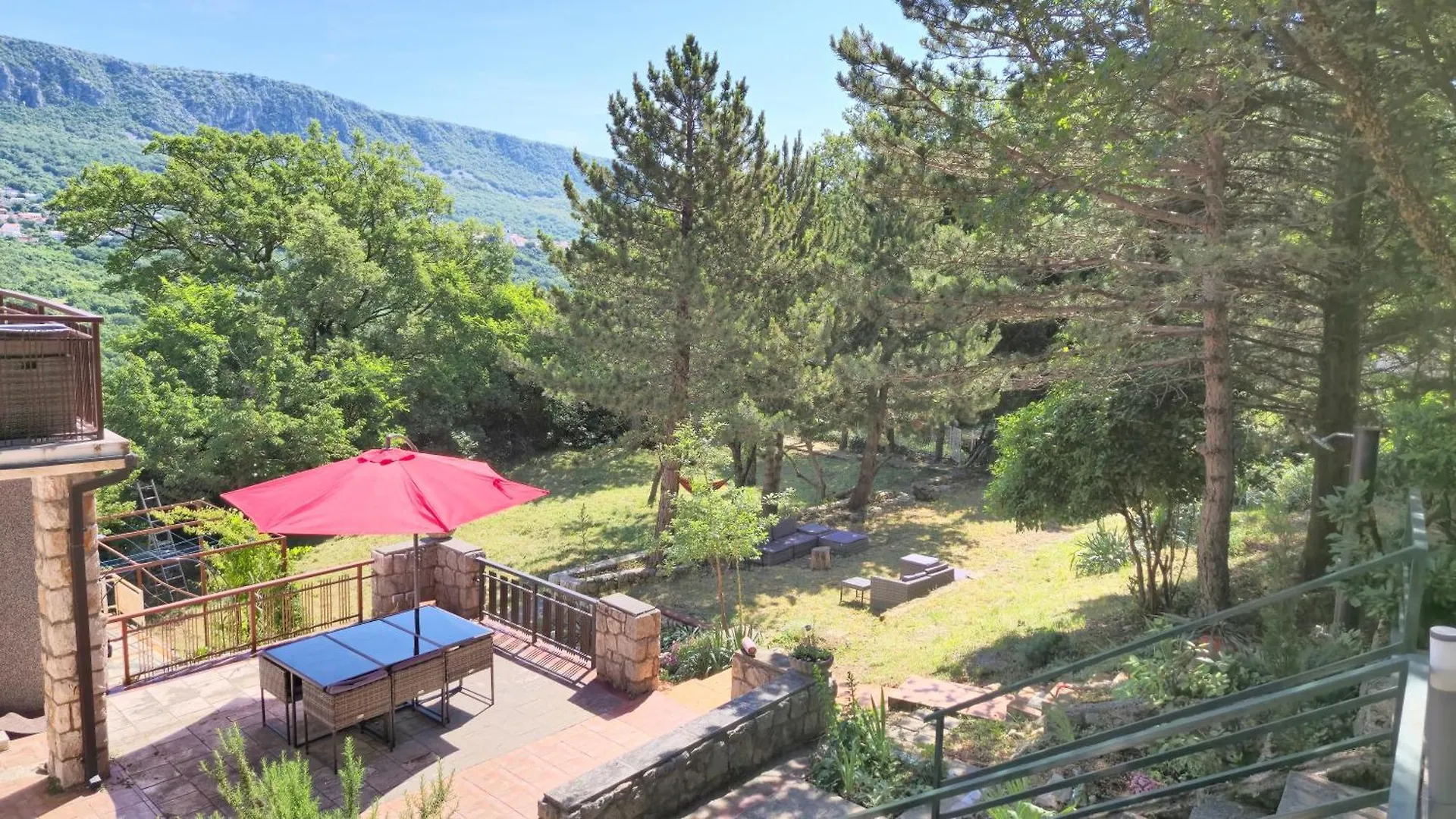 Amazing Sea-Mountain Valley View House With 3 Terraces And Huge Chill Gardens, 5Min From The Sea! Bribir  Croatia
